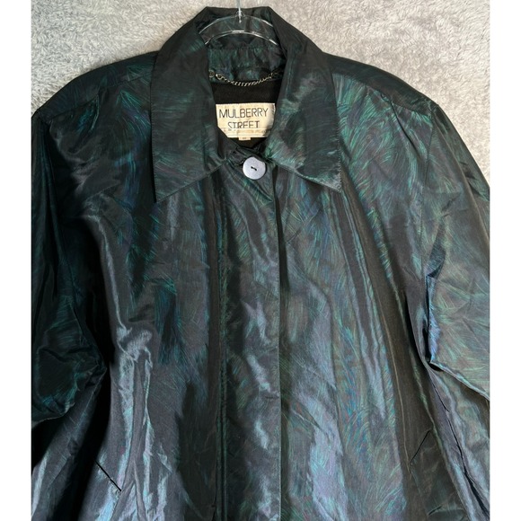 Mulberry Dark Green Women's Trench Coat - Picture 3 of 12